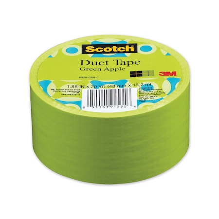 Scotch Green Apple Colored Duct Tape 1.88 x 20 Yard 3M 920-GRN-C